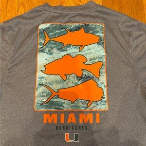 Realtree University of Miami Men’s Dri Fit Tshirt